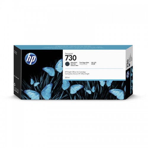 Картридж струйный HP 730 P2V71A черный матовый (400мл) для HP DJ T1700