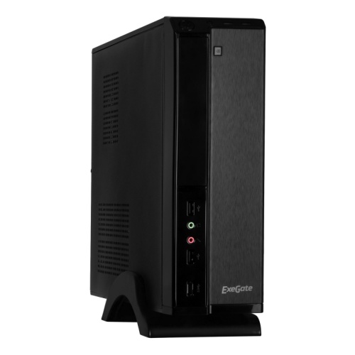 Корпус MiniITX Exegate MI-207 Black miniITX M400 (EX268690RUS)