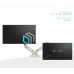 Кронштейн для мониторов Onkron G160 белый 13"-27" макс.13кг настольный поворот и наклон верт.перемещ.