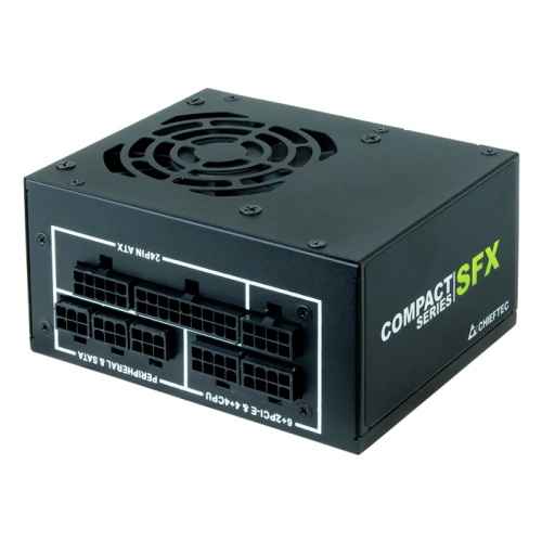 Блок питания Chieftec Compact CSN-550C (ATX 2.3, 550W, SFX, Active PFC, 80mm fan, 80 PLUS GOLD, Full Cable Management) Retail