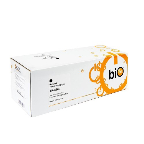 Картридж для Kyocera ECOSYS P3045dn, P3050dn, P3055dn, P3060dn Bion TK-3160 (12500 стр.) Черный