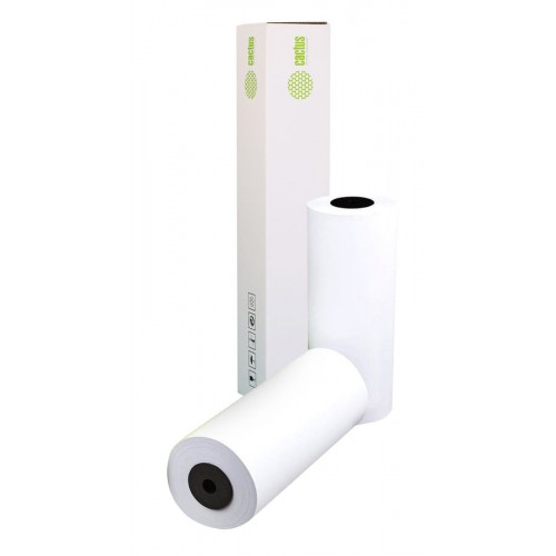 Бумага Cactus Eco CS-LFP80-410457E 410мм-45.7м/80г/м2/белый CIE155% втулка:50.8мм (2\") (упак.:2рул)