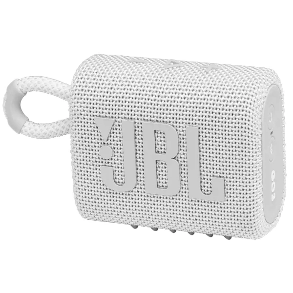 Беспроводная акустика JBL Go 3 (JBLGO3WHT) белый