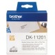 Картридж Brother DK11201: для печати наклеек черным на белом фоне, 29 мм х 90 мм, 400 эт в рул