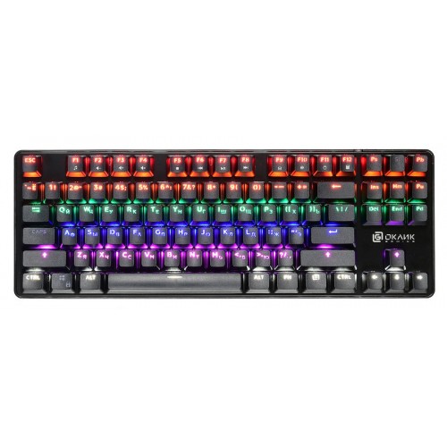 Клавиатура Оклик 960G Dark Knight механическая черный USB Multimedia for gamer