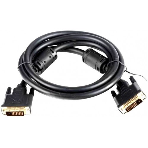 Кабель Telecom DVI-D--DVI-D Dual link 25M/25M, экран, феррит.кольца, 1.8м <TCG441D-1.8M> TCG441D-1.8M