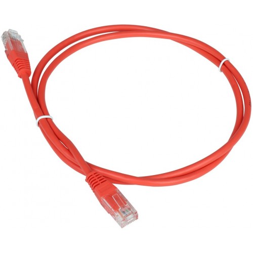 Патч-корд Lanmaster UTP TWT-45-45-3.0-RD вилка RJ-45-вилка RJ-45 кат.5е 3м красный ПВХ (уп.:1шт)