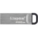 Флеш Диск Kingston 256Gb DataTraveler Kyson DTKN/256GB USB3.1 серебристый/черный