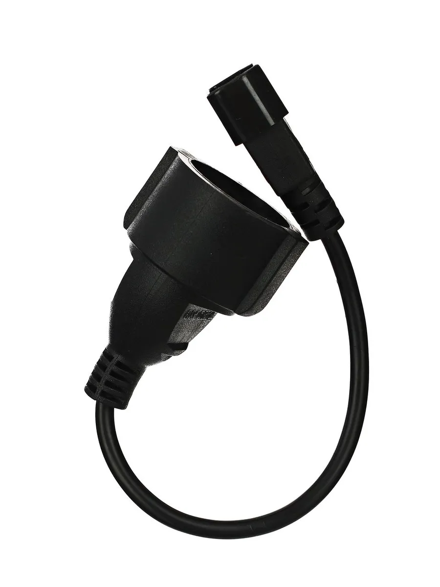 Кабель-переходник VCOM UPS -> розетка (IE-320 C14 to Socket Type-F) 3Gx0,75mm2 <VDE> 0,15m CE002-CU0.75-0.15M