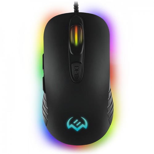 Игровая мышь SVEN RX-G820 (6+1кл. 200-4800 DPI. ПО. SoftTouch. RGB-подсветка. игров. упак) SV-017002