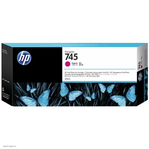 Картридж HP 745 300-ml Magenta F9K01A