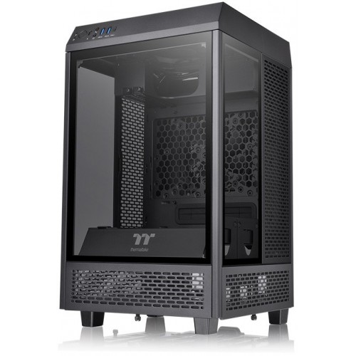 Корпус Thermaltake The Tower 100 черный без БП ATX 2x120mm 2xUSB3.0 1xUSB3.1 audio bott PSU