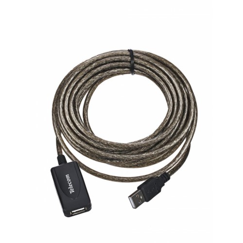 Удлинитель USB AM/AF v2.0, Telecom (TUS7049-5M) активный, с усилением сигнала, 5.0m