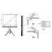 Экран на треноге Lumien 127x127см Master View LMV-100101 1:1 напольный рулонный
