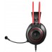 Наушники с микрофоном A4Tech Bloody G200S черный/красный 2м мониторные USB оголовье (G200S USB/ BLACK +RED)