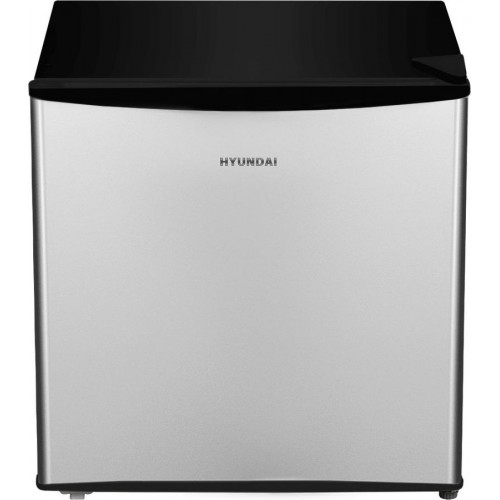 Холодильник Hyundai CO0502 однокамерный серебристый/черный