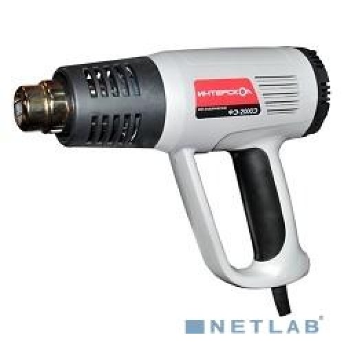 ИНТЕРСКОЛ ФЭ-2000Э Фен строительный [192.0.1.00] {2000Вт, 80-600 °С,поток 300-500л/мин, 0.8кг}