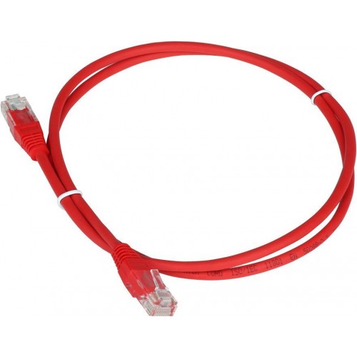 Патч-корд Lanmaster UTP TWT-45-45-10-RD вилка RJ-45-вилка RJ-45 кат.5е 10м красный ПВХ (уп.:1шт)