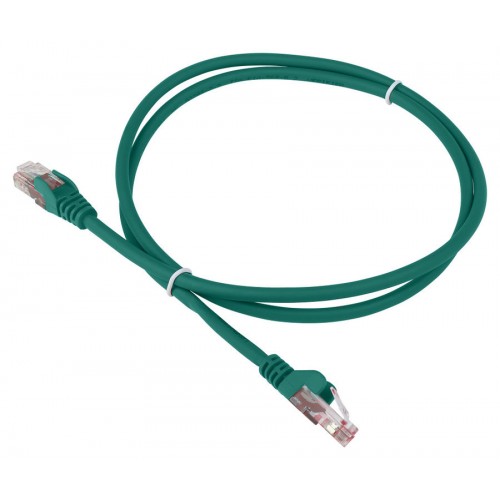 Патч-корд Lanmaster LAN-PC45/U6-5.0-GN вилка RJ-45-вилка RJ-45 кат.6 5м зеленый LSZH