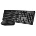 Клавиатура + мышь A4Tech 3330N клав:черный мышь:черный USB беспроводная Multimedia