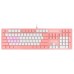 Клавиатура A4Tech Bloody B800 Dual Color механическая розовый/белый USB for gamer LED
