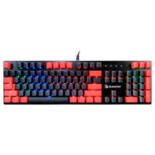 Клавиатура A4Tech Bloody B820N механическая черный/красный USB for gamer LED