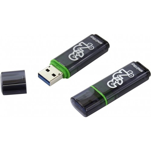 Накопитель USB 2.0 Flash Drive 32Gb Smartbuy Glossy series Dark Grey (SB32GBGS-DG)