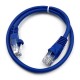 Патч-корд Buro UTP 4 пары cat5E CCA molded 0.5м голубой RJ-45 (m)-RJ-45 (m)