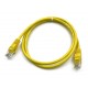 Патч-корд Buro UTP cat5E molded 1м желтый RJ-45 (m)-RJ-45 (m)