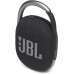 Портативная колонка JBL Clip 4, 5Вт, черный [jblclip4blk]