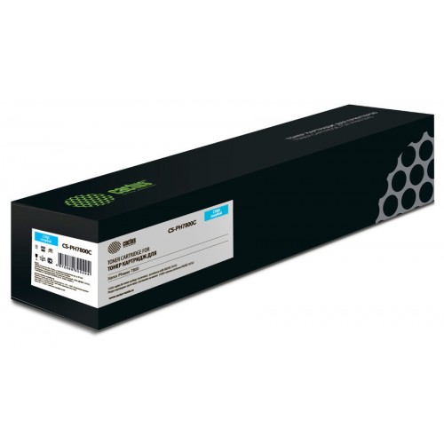 Картридж лазерный Cactus CS-PH7800C 106R01570 голубой 