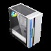 Корпус GameMax Brufen C3 WB, ATX, Midi-Tower, USB 3.1, белый/голубой, Без БП