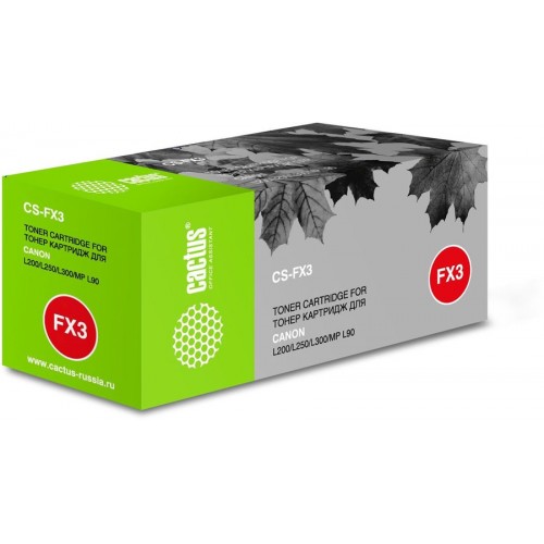 Картридж лазерный Cactus CS-FX3 черный (2700стр.) 