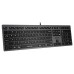 Клавиатура A4Tech Fstyler FX50 серый USB slim Multimedia