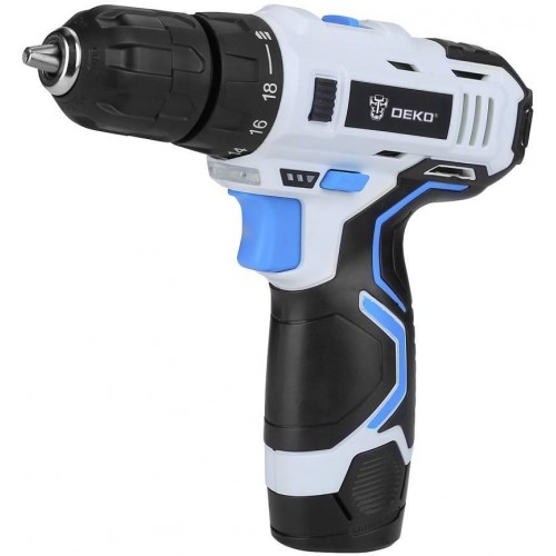 Дрель-шуруповерт Deko GCD12DU3 SNOW WHITE SET1 аккум. патрон:быстрозажимной (063-4170)