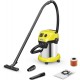 Строительный пылесос Karcher WD 3 P S V-17/4/20 1000Вт (уборка: сухая/сбор воды) желтый