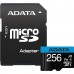 Флеш Карта Памяти (MicroSDXC) 256GB A-Data Premier UHS-I +SDадап. R100/W25MB/s AUSDX256GUICL10A1-RA1