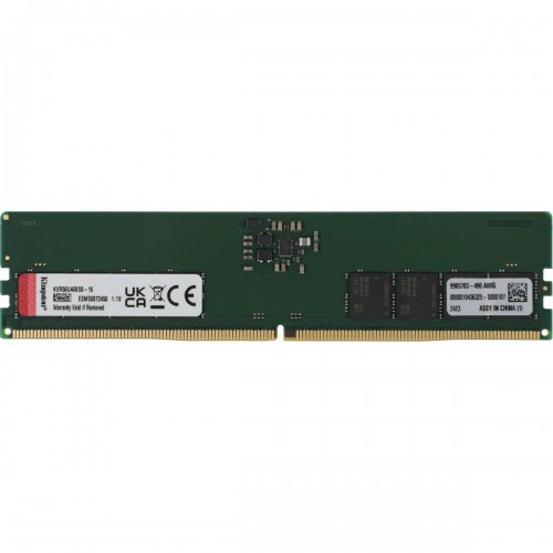 Оперативная память Kingston 16GB 5600MT/s DDR5 Non-ECC CL46 DIMM 1Rx8 KVR56U46BS8-16