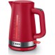 Чайник электрический Bosch TWK4M224 1.7л. красный корпус: пластик
