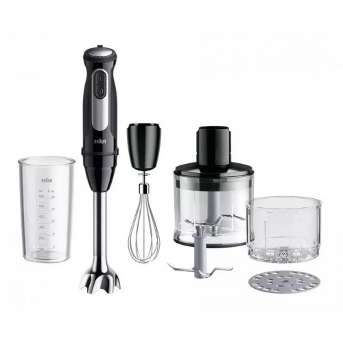 Блендер погружной Braun MQ55254MBK 1000Вт черный