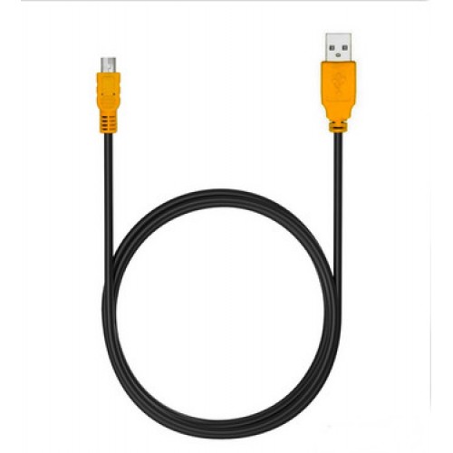 Кабель USB 2.0 Am-microBm GOLD 2A Smooth connector 0.75m, black