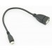 Кабель USB 2.0 Am-microBm GOLD 2A Square connector 1.5m, black