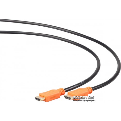 Кабель HDMI 19M-19M  4.5м ver.1.4 Gembird Light чёрный золотые контакты,экран,пакет (CC-HDMI4L-15)