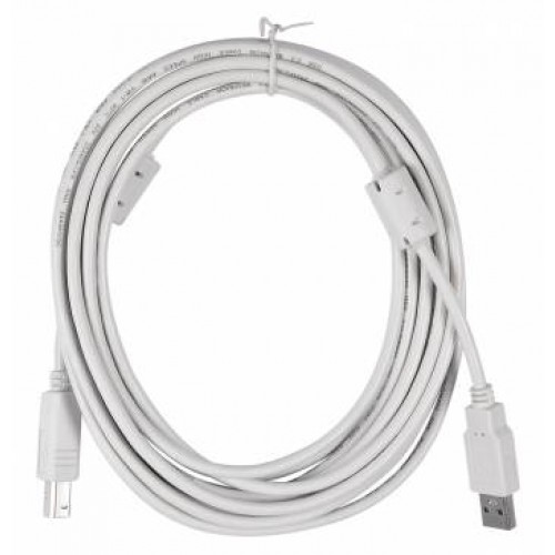 Кабель USB 2.0 Am-Bm BURO 5м, ферритовый фильтр (USB2.0-AM/BM-5M-MG)