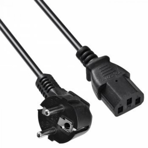 Кабель питания BURO AN23-1000-5 IEC320-C13 5м, черный, евровилка (AN23-1000-5)