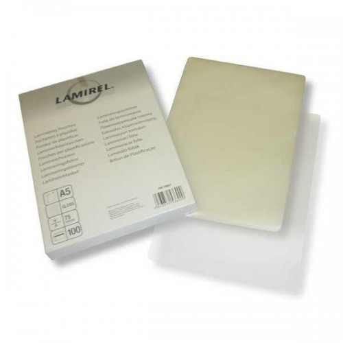 Плёнка глянцевая A5 75 mk Lamirel LA-78657 (100шт.) для ламинирования