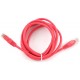 Патч-корд UTP Cat.5e, 2 m, литые разъемы, красный (PP12-2M/R) 