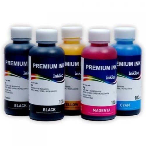 Чернила для струйных картриджей HP CB316, CB321, H7064 Black (InkTec) 0,1л