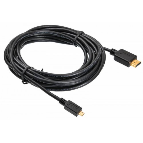 Кабель BURO HDMI(m) - Micro HDMI(m) 5м black 