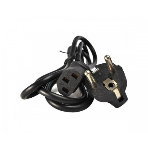 Кабель питания вилка CEE 7/7 (Type E/F) -> IEC320 С13 10.0м, VDE, Gembird, черный (PC-186-VDE-10M)